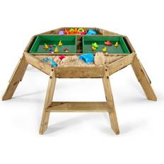 Plum Wooden Octagonal Activity Table