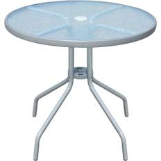 Grey Outdoor Bistro Tables Garden & Outdoor Furniture vidaXL 43316 Ø80cm