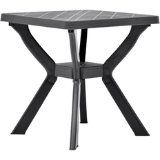 White Outdoor Bistro Tables Garden & Outdoor Furniture vidaXL 48801 70x70cm