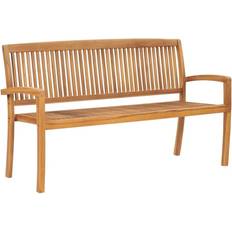 Teak Garden Benches Garden & Outdoor Furniture vidaXL 49389 Garden Bench