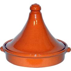 Ceramic Hob Tagines Natural Terracotta with lid 20 cm