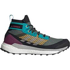 Adidas Multicoloured Hiking Shoes Adidas Terrex Free Hiker Blue M - Legend Earth/Grey Two/Signal Cyan