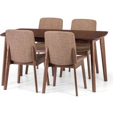 Julian Bowen Kensington Dining Set 90x195cm 5pcs