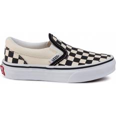 Vans checkerboard Vans Kid's Classic Slip-On - Checkerboard Black/True White