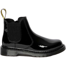 Dr. Martens Boots Children's Shoes Dr. Martens Junior 2976 Chelsea Boots - Black Patent Lamper