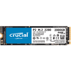 PCIe Gen3 x4 NVMe Hard Drives Crucial P2 CT2000P2SSD8 2TB
