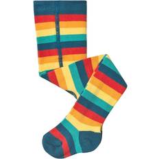 Organic Cotton Pantyhoses Frugi Tamsyn Tights - Rainbow Multi Stripe (TIS001RMP)