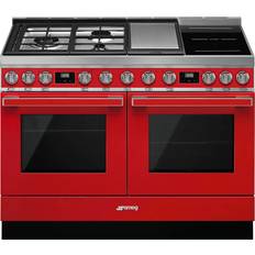 A+ Cookers Smeg CPF120IGMPR Red