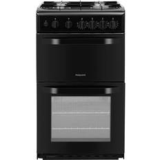 50cm - Freestanding Cookers Hotpoint HD5G00CCBK Black