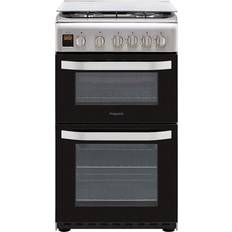 50cm - Stainless Steel Gas Cookers Hotpoint HD5G00CCX Graphite, Stainless Steel