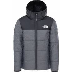 XXS Jackets Children's Clothing The North Face Boy's Reversible Perrito Jacket - Medium Grey Heather (NF0A4TJG)