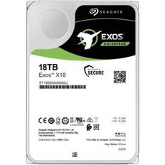 Seagate 3.5" - HDD Hard Drives - Internal Seagate Exos X18 ST18000NM000J 256MB 18TB