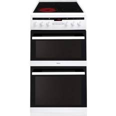 50cm - Freestanding Cookers Amica AFC5550WH White, Black