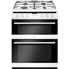60cm - White Gas Cookers Amica AFG6450WH White