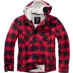 Brandit Lumber Jacket - Red/Black