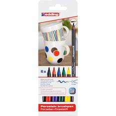 Edding 4200 Porcelain Brushpen Family Colour 6-pack