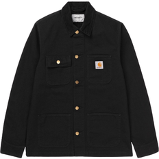 Carhartt L - Men - Winter Jackets Carhartt Michigan Chore Coat - Black Rinsed