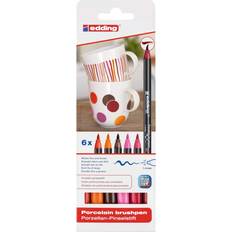 Edding 4200 Porcelain Brushpen Warm Colour 6-pack