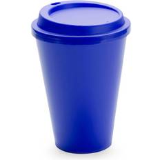 BigBuy Cups & Mugs BigBuy Glass with Lid Travel Mug 42cl