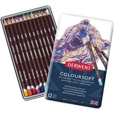 Derwent Coloursoft Pencil 12 Tin