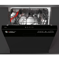 60 cm - Semi Integrated Dishwashers Hoover HDSN1L380PB Black