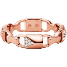 Michael Kors Mercer Link Ring - Rose Gold/Transparent