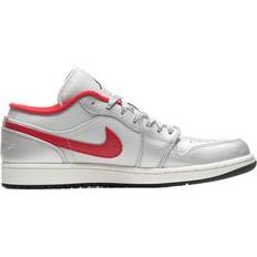 Nike Air Jordan 1 Low Premium M - Metallic Silver/Sail/Black/University Red