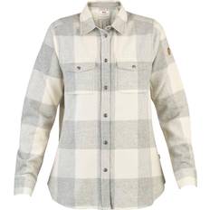 Women - Wool Shirts Fjällräven Canada Shirt W - Fog/Chalk White