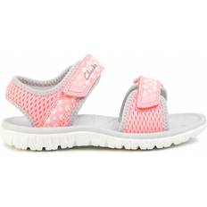 Pink Sandals Clarks Kid's Surfing Tide - Pink Combi