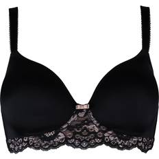 Pour Moi Opulence T-shirt Non Wired Bra - Black/Pink