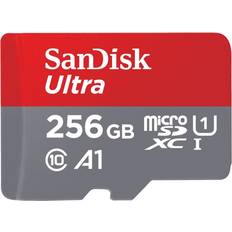 SanDisk 256 GB - microSDXC Memory Cards & USB Flash Drives SanDisk Ultra microSDXC Class 10 UHS-I U1 A1 100MB/s 256GB