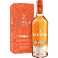 Glenfiddich Whiskey Spirits Glenfiddich 21 Year Old Whiskey 40% 70cl