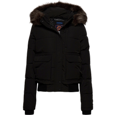 Superdry S - Women Outerwear Superdry Everest Bomber Jacket - Black