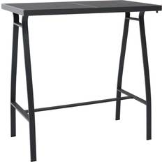 Grey Outdoor Bar Tables Garden & Outdoor Furniture vidaXL 48121 Outdoor Bar Table