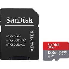 128 GB - microSDXC Memory Cards & USB Flash Drives SanDisk Ultra microSDXC Class 10 UHS-I U1 A1 120MB/s 128GB