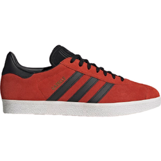 Adidas Gazelle - Red/Core Black/Gold Metallic