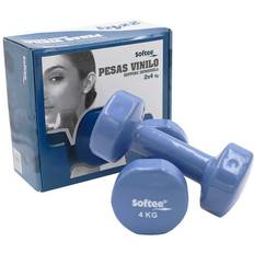 Softee Vinyl Dumbbell Set 2x4Kg