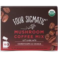 Sugar Free Coffee Four Sigmatic Instant Mushroom Coffee with Chaga and Cordyceps 25g 10pcs