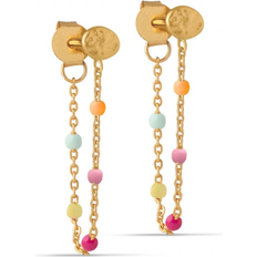 ENAMEL Copenhagen Lola Earrings - Gold/Rainbow