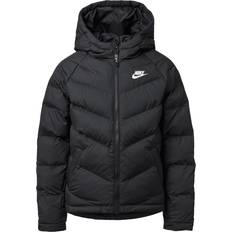 Nike Girls Jackets Nike Older Kid's Fill Jacket - Black/White (CU9157-010)