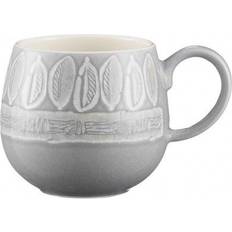 With Handles Cups Mason Cash Impressions Grey Leaf Mug 35cl