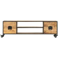 Casters TV Benches vidaXL 286377 TV Bench 130x39cm