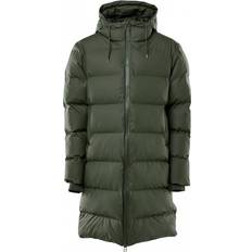 Rains Long Puffer Jacket Unisex - Green