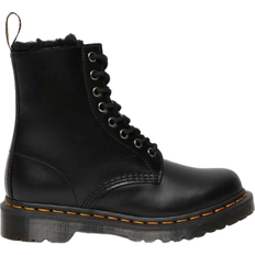 Dr martens 1460 serena womens boots Dr. Martens 1460 Serena Faux Fur Lined - Dark Grey Atlas