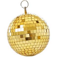 Rice Medium Round Disco Ball Gold Christmas Decoration