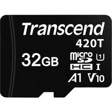 U1 - microSD Memory Cards & USB Flash Drives Transcend 420T microSD Class 10 UHS-I U1 V10 A1 32GB