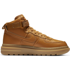 Beige - Nike Air Force 1 - Women Trainers Nike Air Force 1 GTX - Flax/Wheat/Gum Light Brown