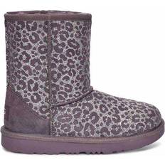 UGG Big Kid's Classic II Glitter Leopard - Nightfall