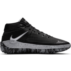 Leather Basketball Shoes Nike KD13 - Black/Wolf Grey/White
