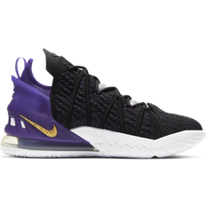 Nike LeBron 18 - Black/Court Purple/White/Metallic Gold